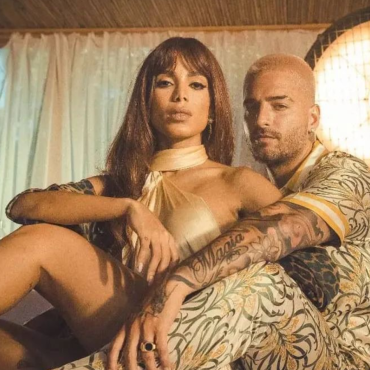 Anitta e Maluma na prévia de "El Que Espera"