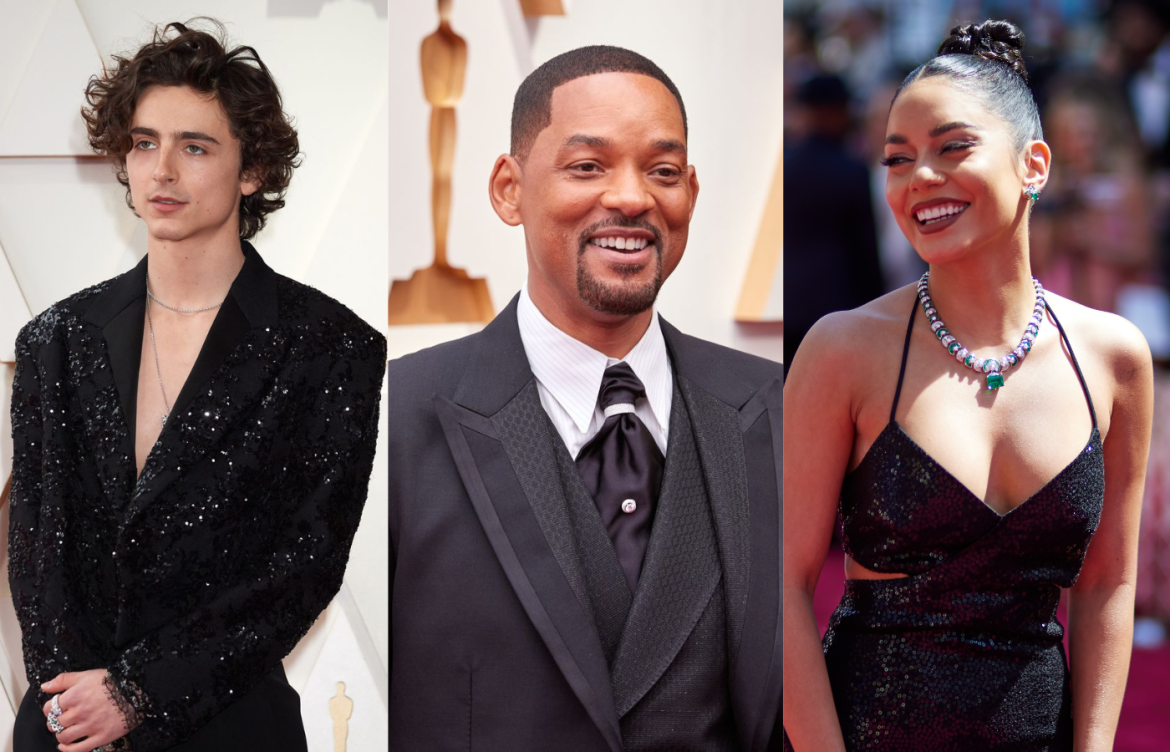 Celebridades no tapete vermelho do Oscar 2022 (Credito: E! Entertainment)