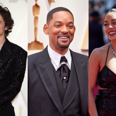 Celebridades no tapete vermelho do Oscar 2022 (Credito: E! Entertainment)