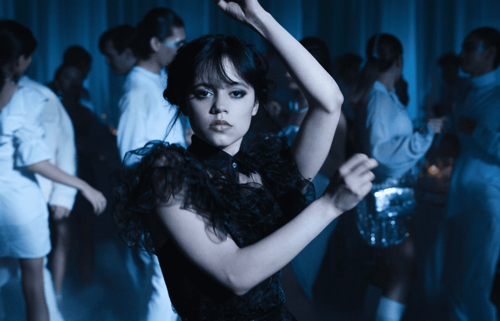 Jenna ortega fala sobre wandinha em podcast
