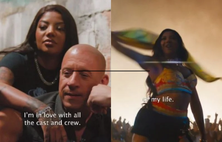 Ludmilla confirmou nesta segunda-feira (24) que estará na trilha sonora e em cenas do famoso longa "Velozes e Furiosos 10" que chega aos cinemas brasileiros em 18 de maio.