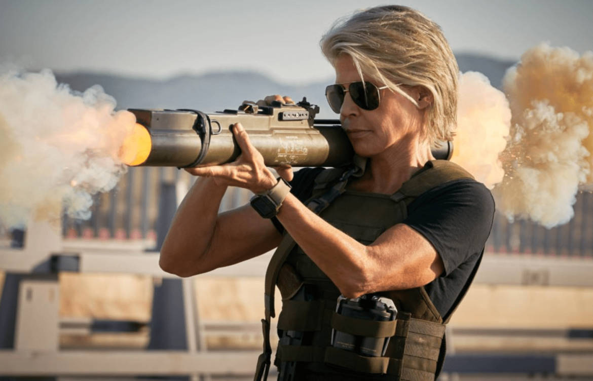 Linda Hamilton em "O Exterminador do Futuro"