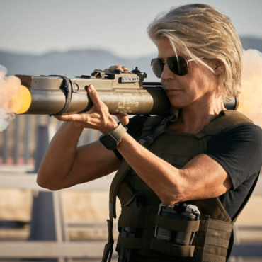 Linda Hamilton em "O Exterminador do Futuro"
