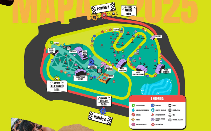 Lolla BR 2025: os brindes e ativações já confirmados pelas marcas para a edição deste ano