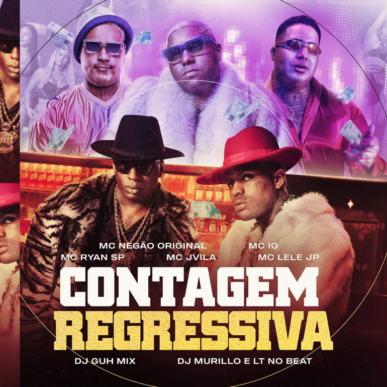 "Contagem regressiva" conta com as participações de Ryan SP, MC JVila, MC Lele JP, DJ Guh Mix, DJ Murillo e LT no Beat, e já disponível em todas as plataformas digitais