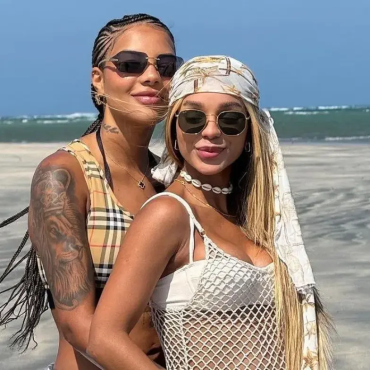 Ludmilla publicou nesta quarta-feira (29) um vídeo emocionante em suas redes sociais que mostra a reação da esposa, Brunna Gonçalves, ao assistir pela primeira vez ao visualizer de "Paraíso"