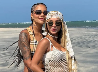 Ludmilla publicou nesta quarta-feira (29) um vídeo emocionante em suas redes sociais que mostra a reação da esposa, Brunna Gonçalves, ao assistir pela primeira vez ao visualizer de "Paraíso"