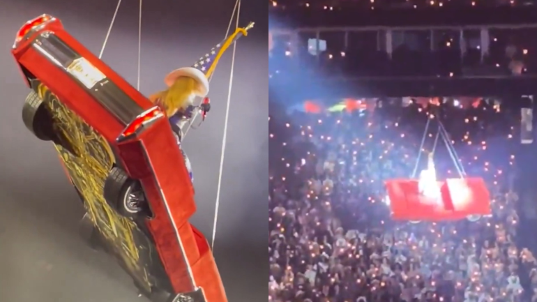 Um momento tenso marcou a noite de 28 de junho de 2025 no NRG Stadium, em Houston, nos Estados Unidos. Durante a performance da música "16 Carriages", parte do show da turnê "Cowboy Carter", Beyoncé precisou interromper a apresentação ao ficar suspensa no ar. Um carro cenográfico, que a levava sobre o público, inclinou-se repentinamente por causa de uma falha técnica nos cabos de suspensão.