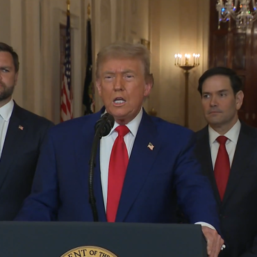 donald trump em pronunciamento